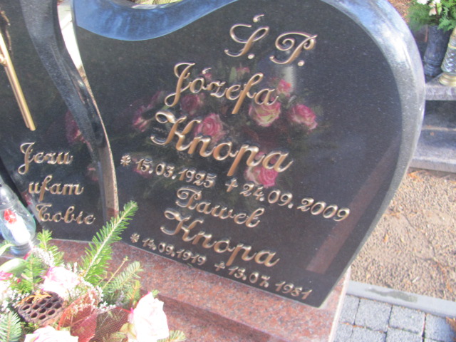 Józefa Knopa  1925 Pogódki - Grobonet - Wyszukiwarka osób pochowanych