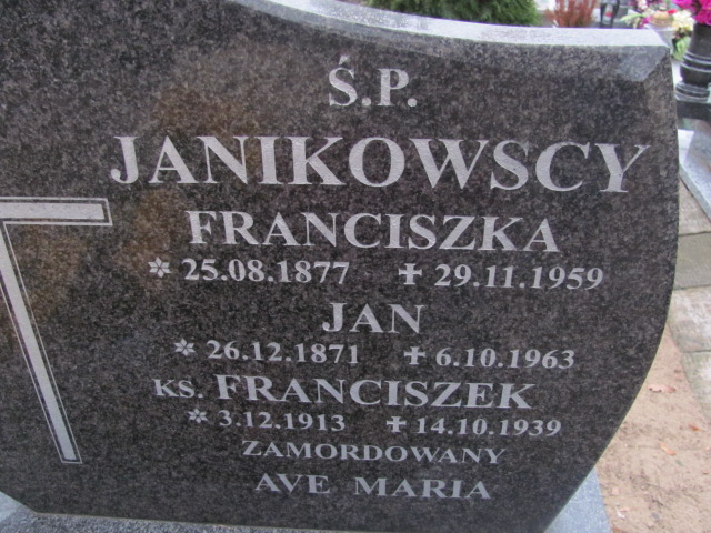 Jan Janikowski 1871 Pogódki - Grobonet - Wyszukiwarka osób pochowanych