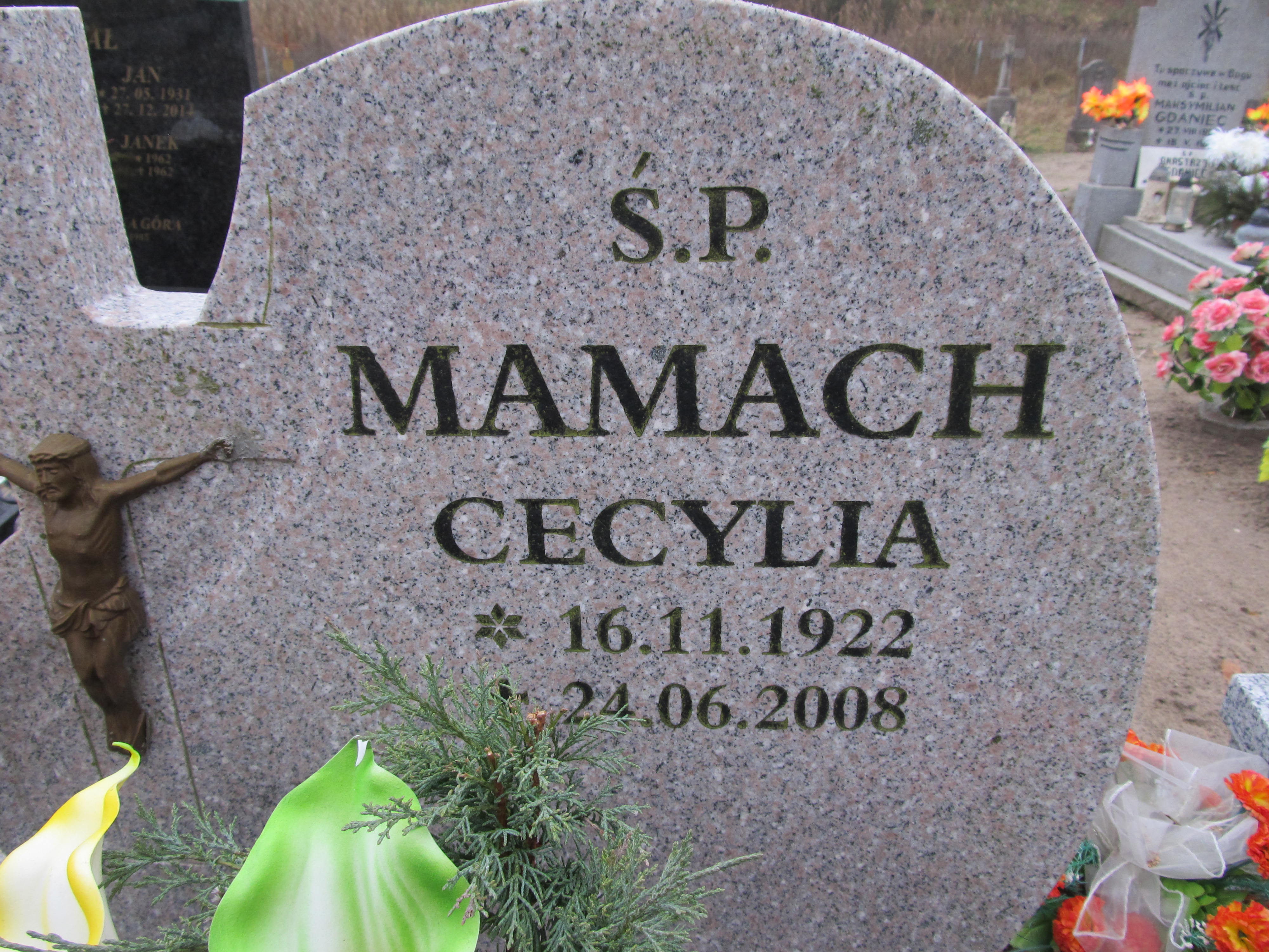 Czesław Mamach 1963 Pogódki - Grobonet - Wyszukiwarka osób pochowanych