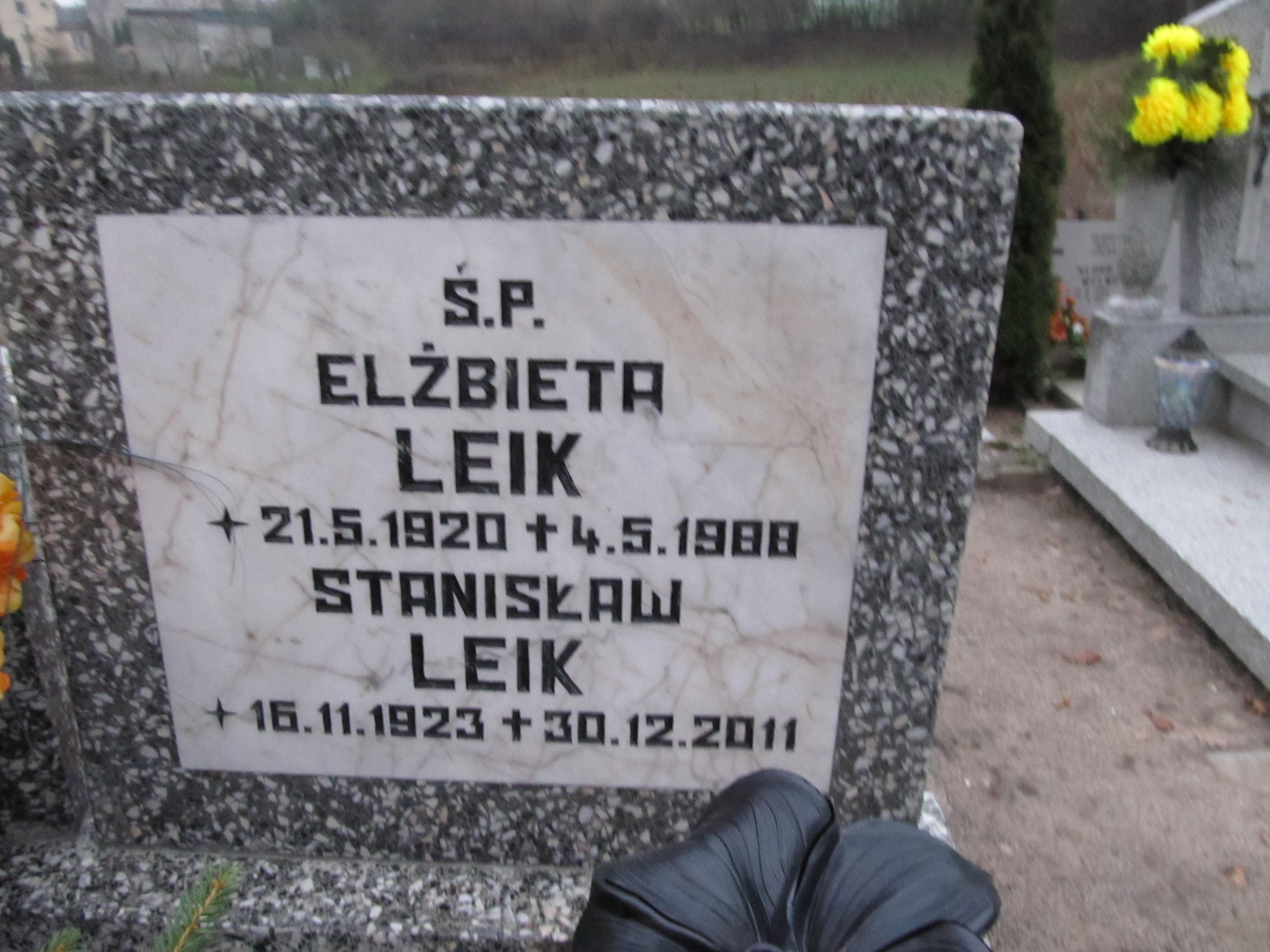 Elżbieta Leik 1920 Pogódki - Grobonet - Wyszukiwarka osób pochowanych