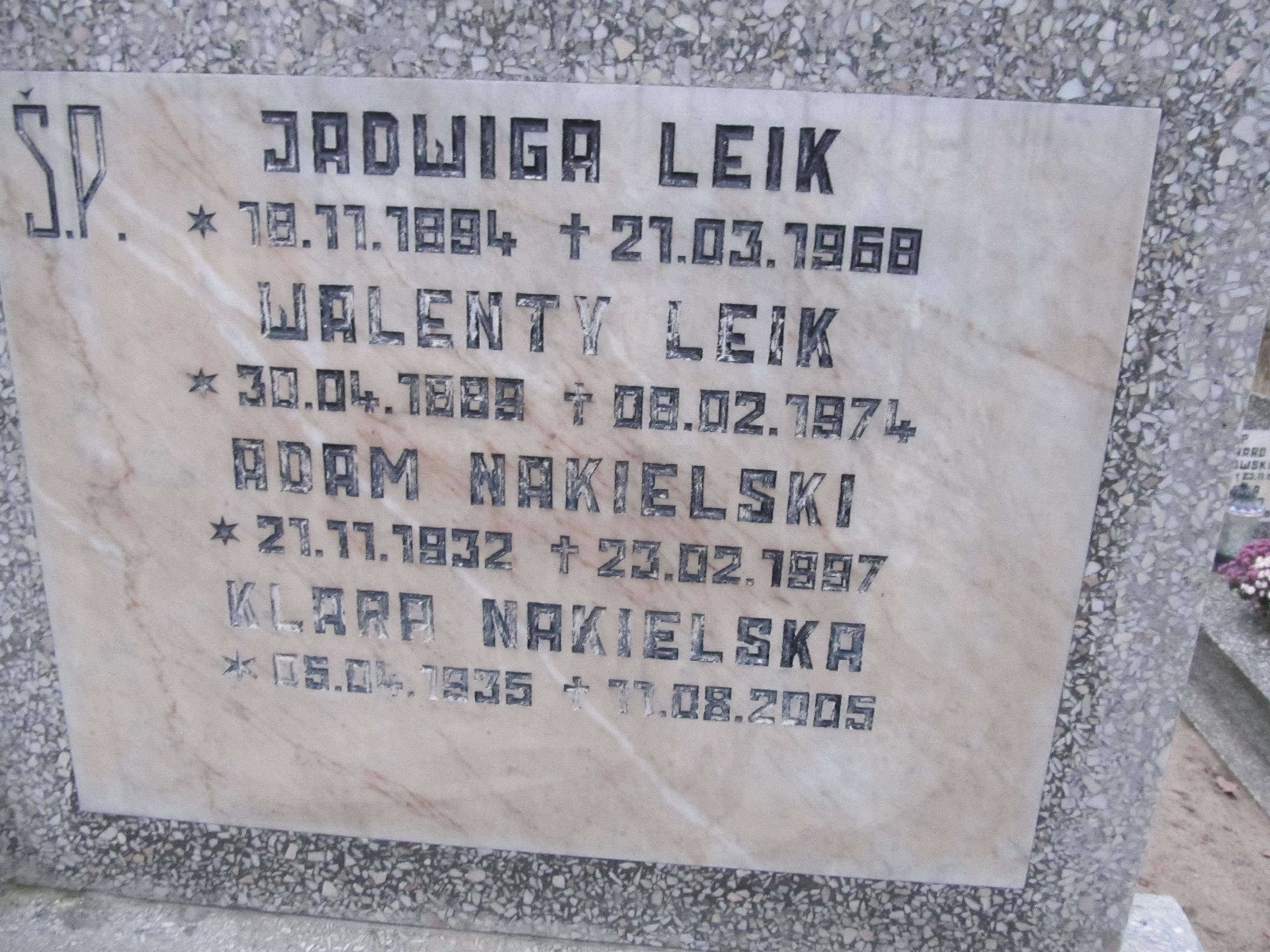 Klara Nakielska 1935 Pogódki - Grobonet - Wyszukiwarka osób pochowanych