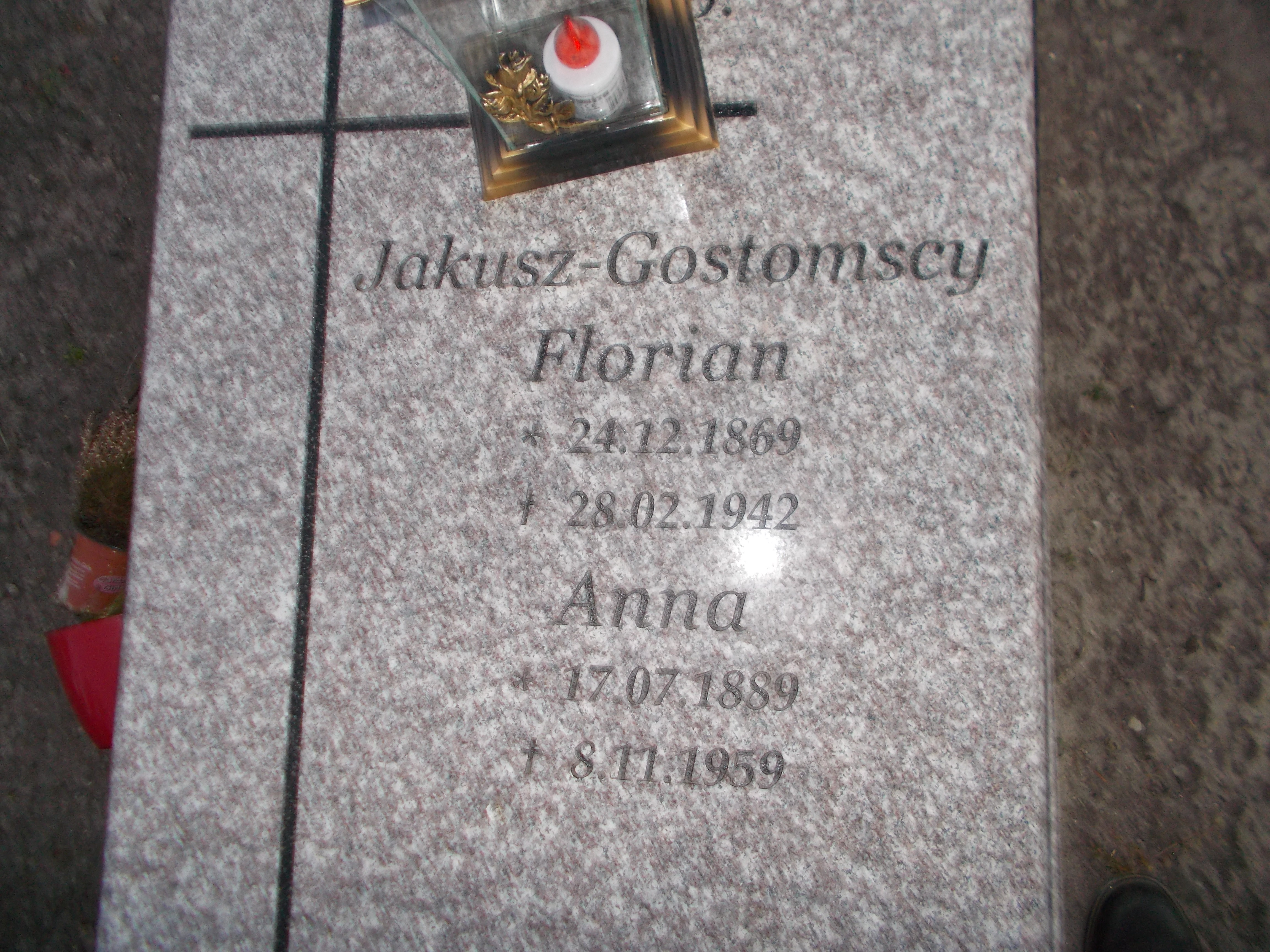 Grób Florian Jakusz Gostomski
