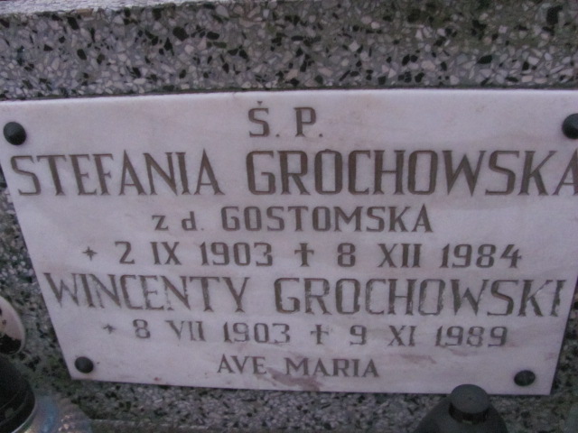 Wincenty Grochowski 1903 Pogódki - Grobonet - Wyszukiwarka osób pochowanych