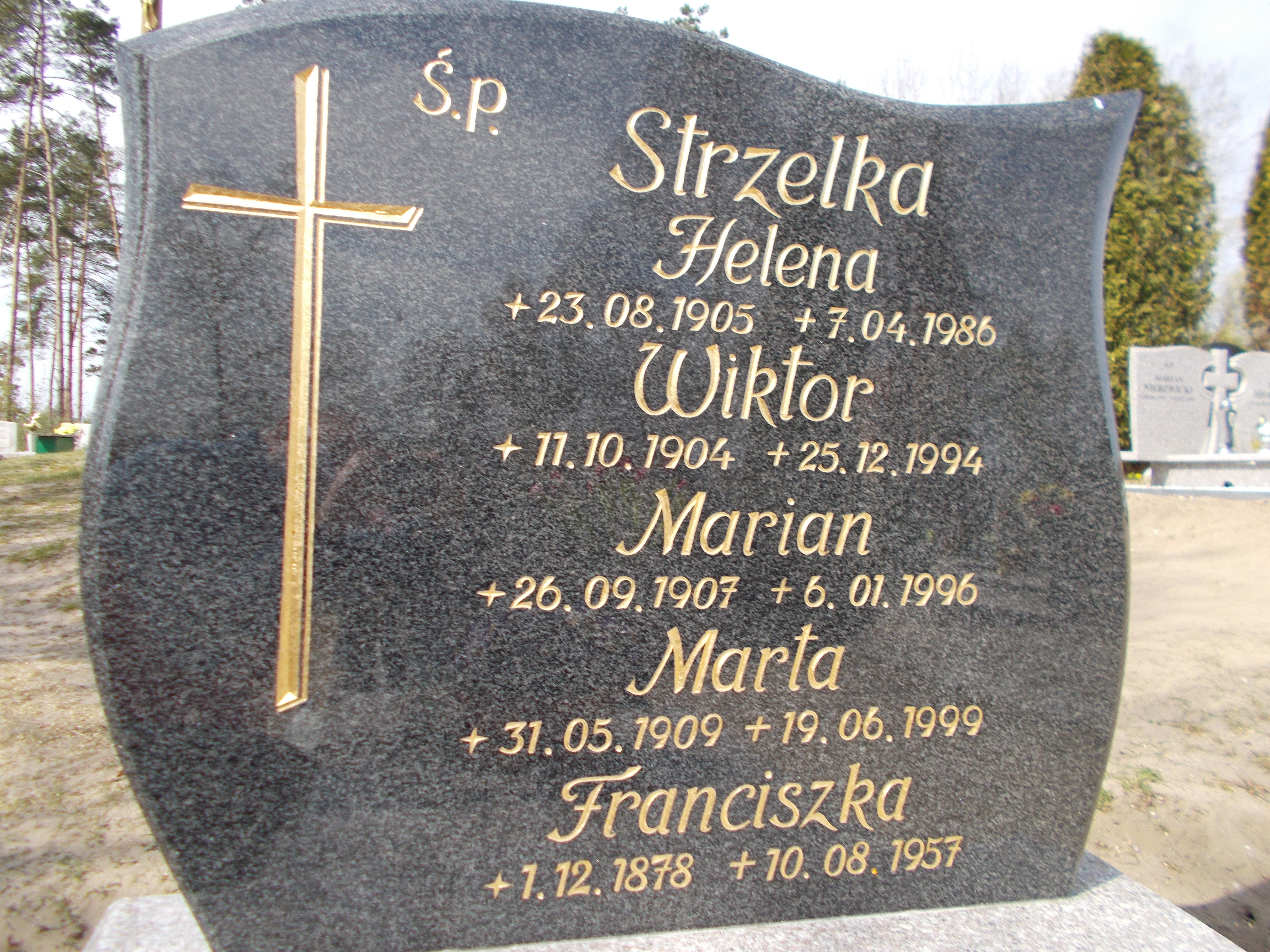 Grób Wiktor Strzelka