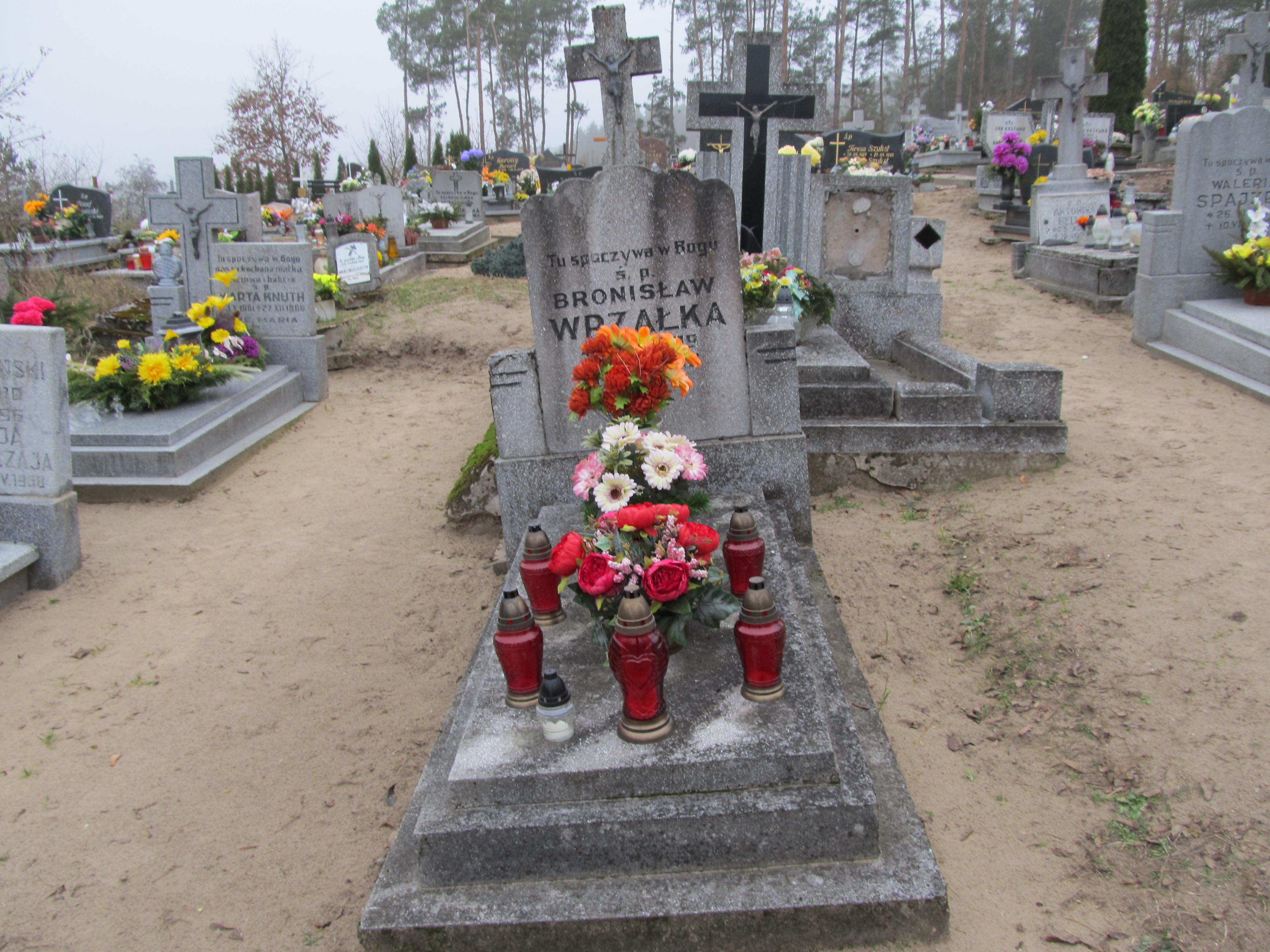 Grób Bronisław Wrzałka
