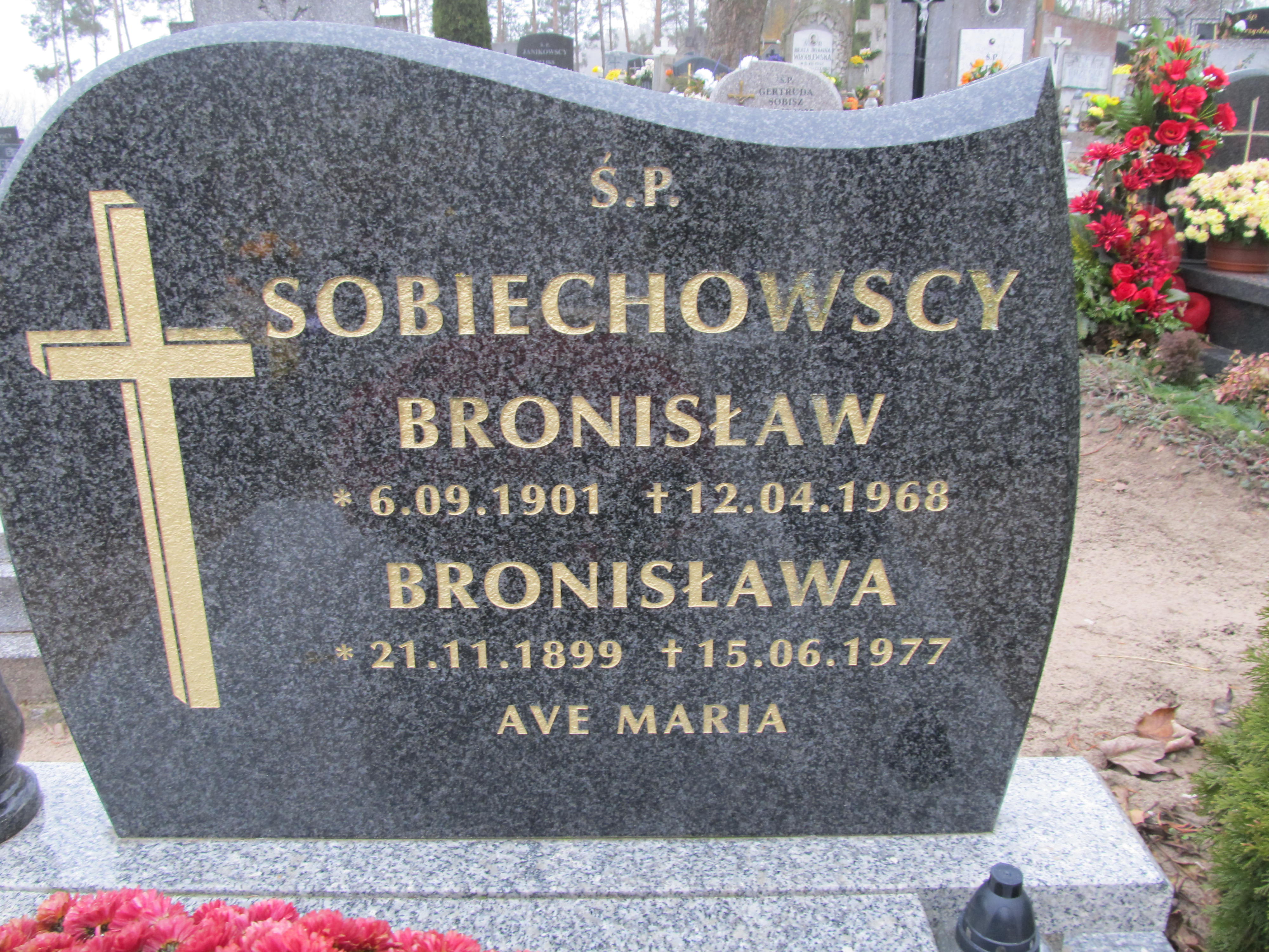 Bronisława Sobiechowska 1899 Pogódki - Grobonet - Wyszukiwarka osób pochowanych