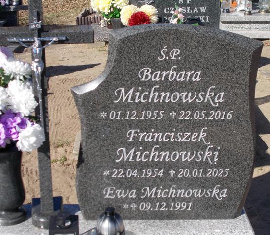 Barbara Michnowska 1955 Pogódki - Grobonet - Wyszukiwarka osób pochowanych
